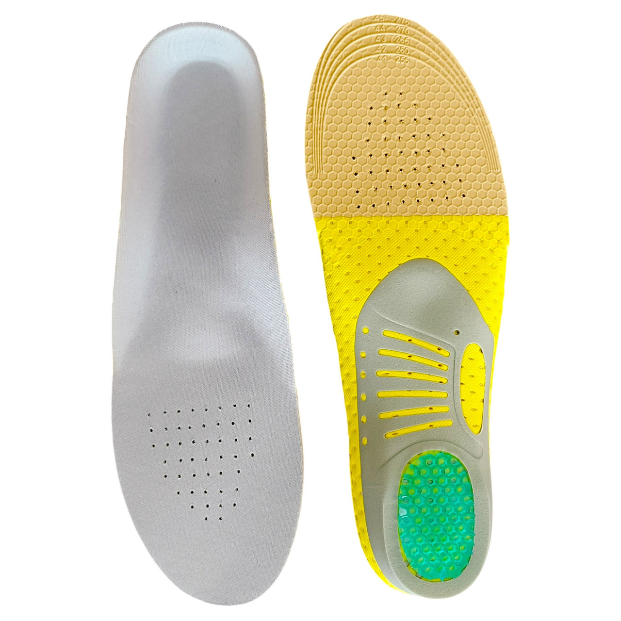 Устілки ортопедичні ComfyStep 41-46 (26.5 - 30.0 см) 3D-підтримка продольного зводу стопи з амортизацією, фото 1