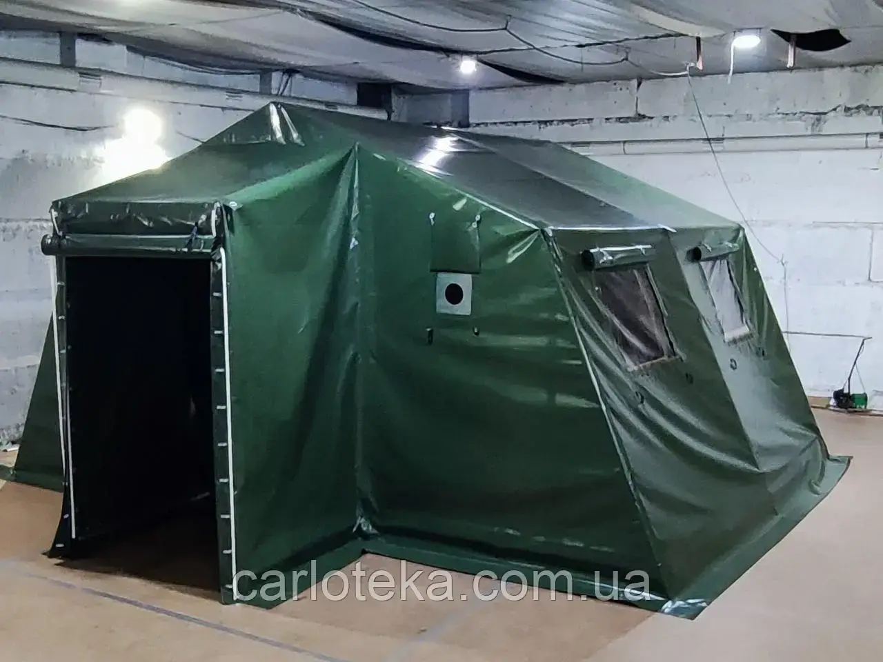 Каркасний військовий намет "Британка" ПВХ 5.4х4м