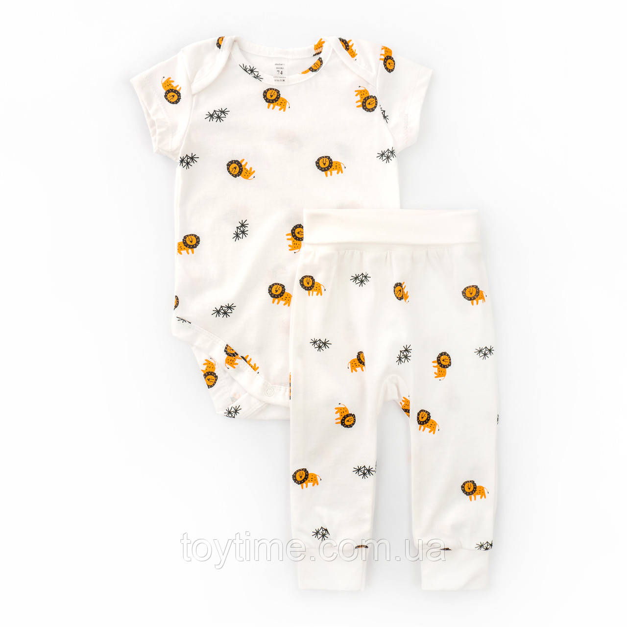 Комплект для немовлят 2 в 1 боді та штанці Lion, фото 1