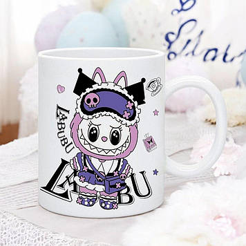 Чашка Лабубу. Чашки Labubu. Кружка Labubu. Подарунок Лубубу