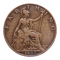 Велика Британія 1 фартінг, 1903