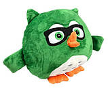 М'яка іграшка - подушка з пледом Сова Барік 3 в 1, Зелений, фото 4