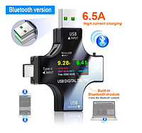 USB тестер Bluetooth блютуз Atorch J7-C USB-C micro USB тестер 6.5A