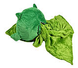 М'яка іграшка - подушка з пледом Сова Барік 3 в 1, Зелений, фото 5