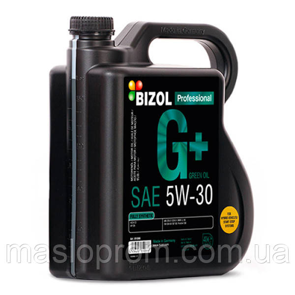 Синтетична моторна олива — BIZOL Green Oil+ 5W-30 4 л