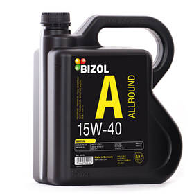 Мінеральна моторна олива — BIZOL Allround 15W40 4 л