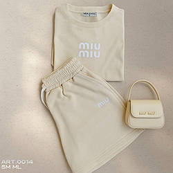 Жіночий костюм з шортами Розміри: 42-44 і 44-46 (21304-1)