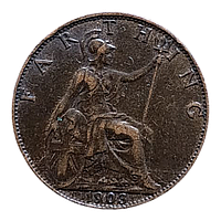 Велика Британія 1 фартінг, 1903