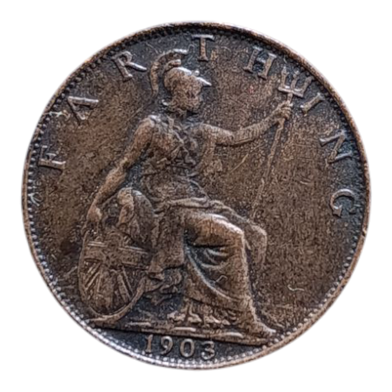 Велика Британія 1 фартінг, 1903, фото 1