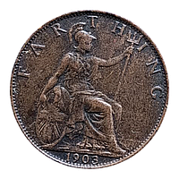 Велика Британія 1 фартінг, 1903
