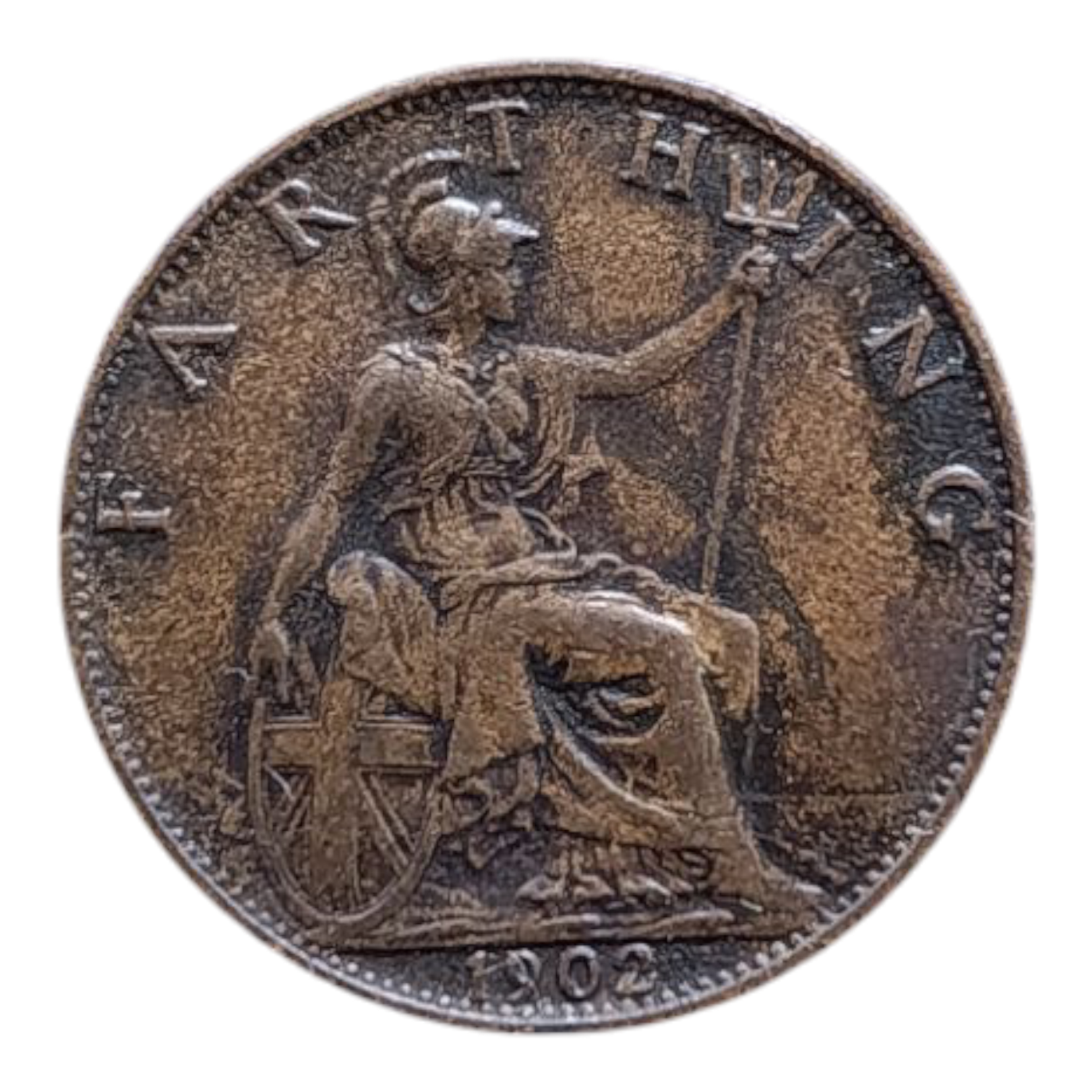 Велика Британія 1 фартінг, 1902