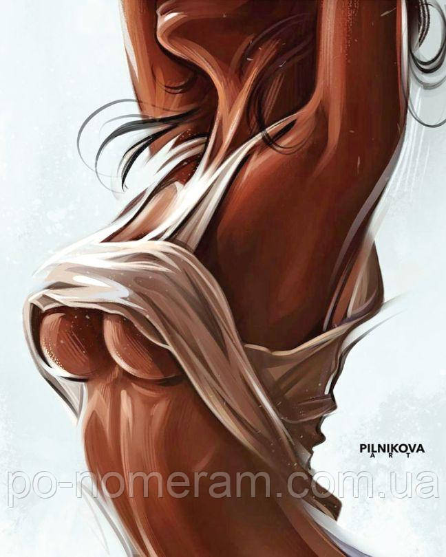 Алмазна вишивка НікіТошка Дівчина домашнього (NT087) 40 х 50 см (На підрамнику), фото 1