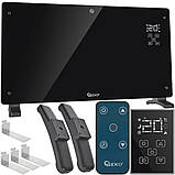 Скляний конвекторний обігрівач 2500 вт wifi geko g80447, конвектор кімнатний, електрообігрівач, фото 7