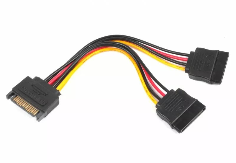 Кабель — розгалужувач 1 на 2 сата 1*Sata to 2*Sata TCOM