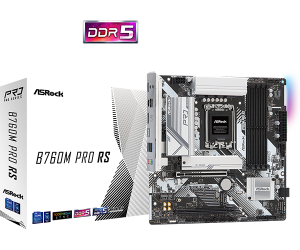 Материнська плата ASRock B760M Pro RS LGA 1700 (B760M Pro RS)