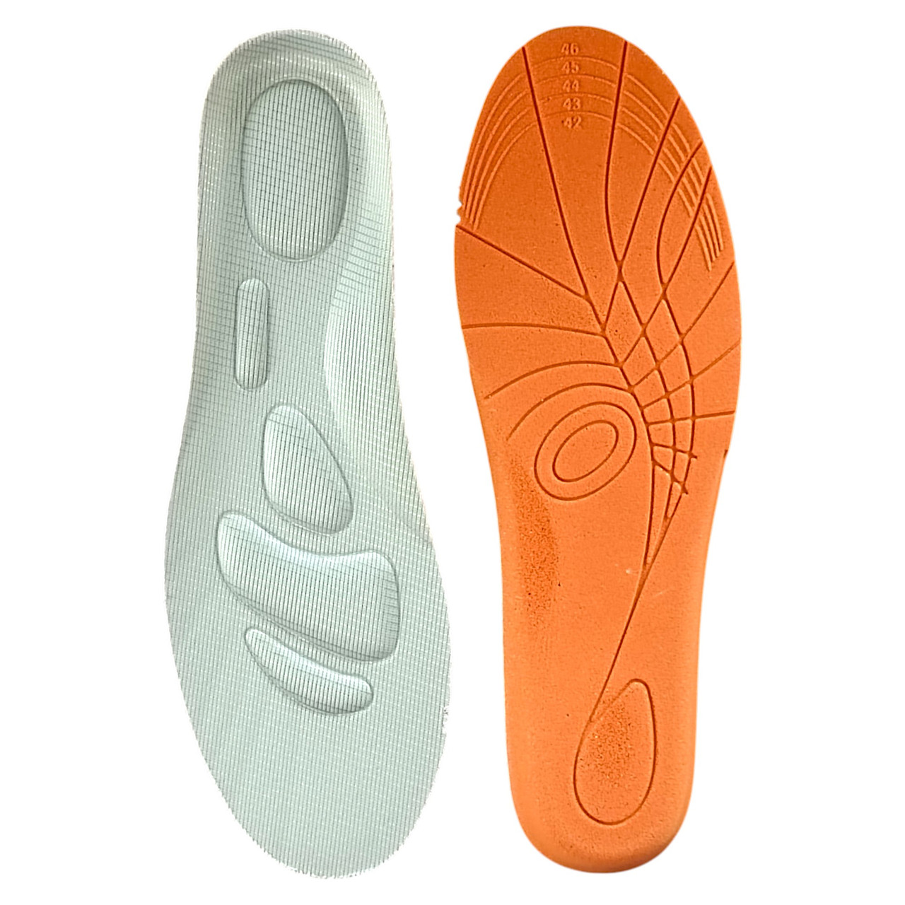 Устілки для кросівок Elite Sport 40-46 (26.0 - 30.0 см) бездоганний захист та енергія в кожному кроці, сірий, фото 1