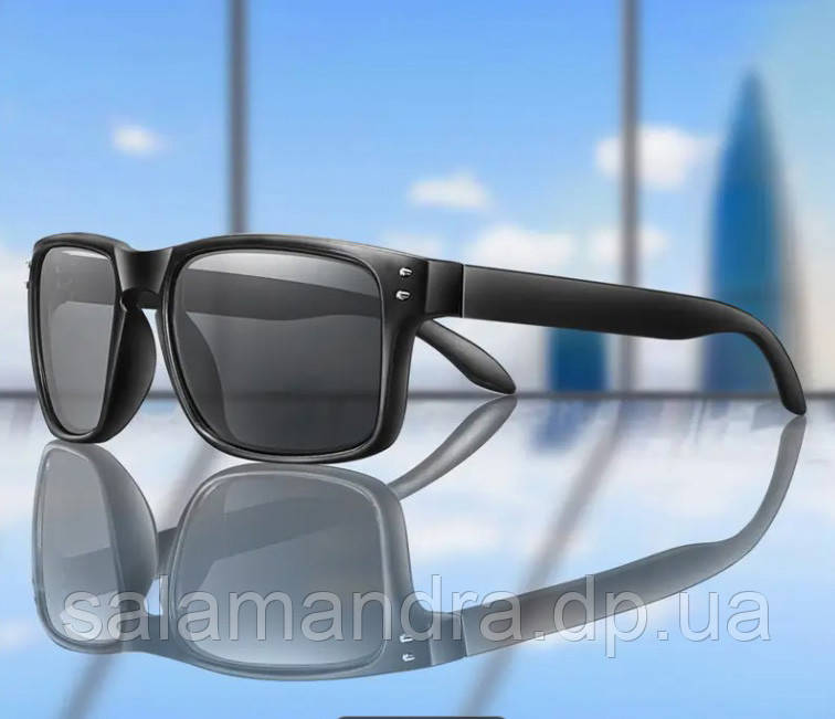 Сонцезахисні окуляри чоловічі, матові, поляризовані, фото 1