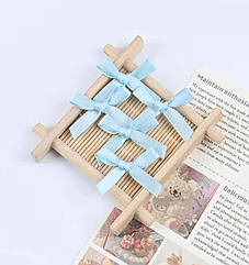 Набір бантиків для кульок , 30шт , колір ніжно блакитний