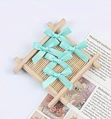 Набір бантиків для кульок , 30шт , колір ніжно бирюзовий