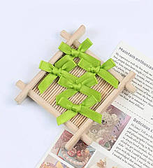 Набір бантиків для кульок , 30шт , колір ніжно салатовий