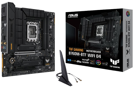 Материнська плата Asus B760M-BTF TUF Gaming Wi-Fi D4 LGA 1700 (TUF Gaming B760M-BTF WiFi D4), фото 1
