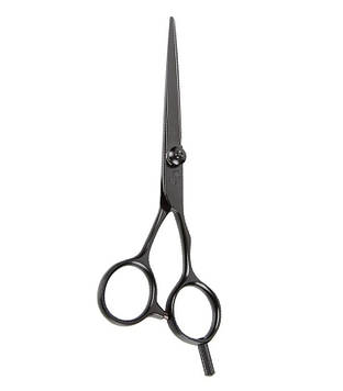 Ножиці прямі стандартне лезо Wings CZ55 Black (CZ55BL)