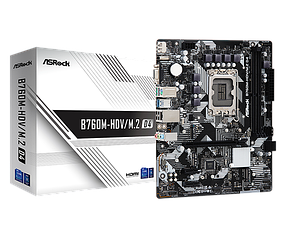 Mатеринська плата ASRock B760M-HDV/M.2 D4 LGA 1700 (B760M-HDV/M.2 D4)