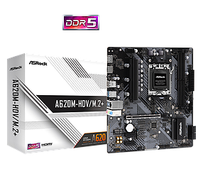 Mатеринська плата ASRock A620M-HDV/M.2 Socket AM5 (A620M-HDV/M.2)