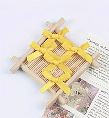 Набір бантиків для кульок , 30шт , колір жовтий