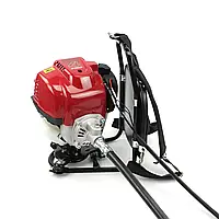 Ранцевая удобная мотокоса для дома, сада и дачи HONDA GX35(1.2 кВт), Садовый бензиновый триммер с гибким валом