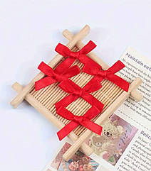 Набір бантиків для кульок , 30шт , колір червоний