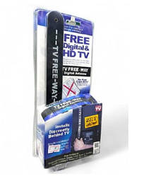 Цифрова кімнатна антена ТВ Free digital&HD TV бездротова антена