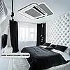 Люстра SAVIO 100W 2S бiло-чорна Esllse керована світлодіодна 3000-6500К 10000Lm WHITE/BLACK 500x500x60мм, фото 9
