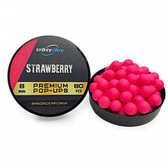 Бойли Pop-ups Crazy Carp Strawberry