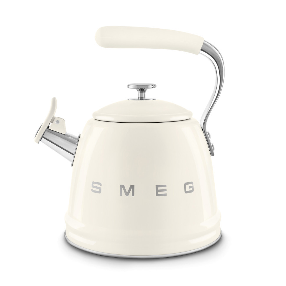 Чайник зі свистком Smeg 2,3 л кремовий WKF01CR