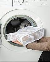 Сітка для прання взуття Мішок для прання взуття з поролоновими вставками 28×24,5×8 см., фото 6