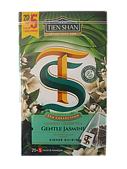 Чай зелёный с жасмином в пирамидках Тянь Шань 20 штук