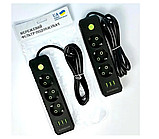 Подовжувач UA Power F43U 3USB на 3 розетки, 6 м, чорний, фото 7