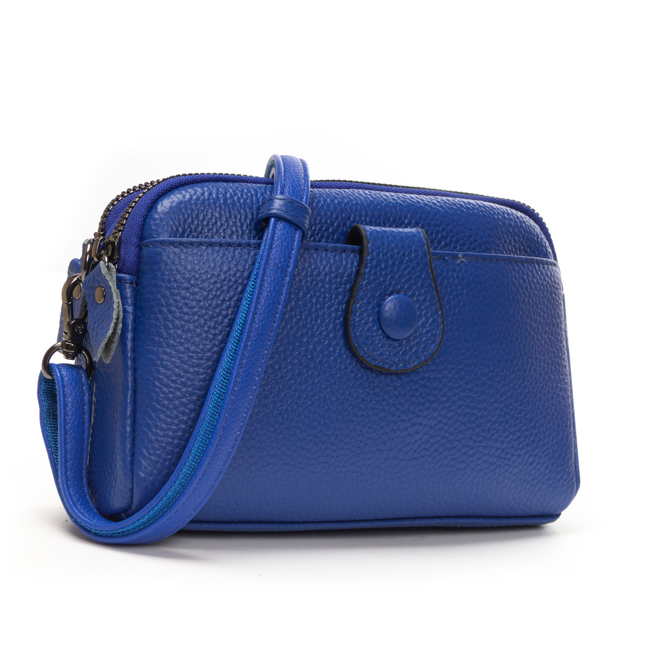 Жіноча шкіряна клатч сумка 88085 blue.Купити жіночі сумки гуртом і в роздріб із натуральної шкіри в Україні