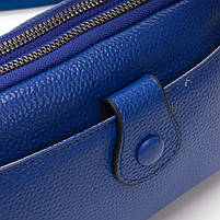 Жіноча шкіряна клатч сумка 88085 blue.Купити жіночі сумки гуртом і в роздріб із натуральної шкіри в Україні, фото 5