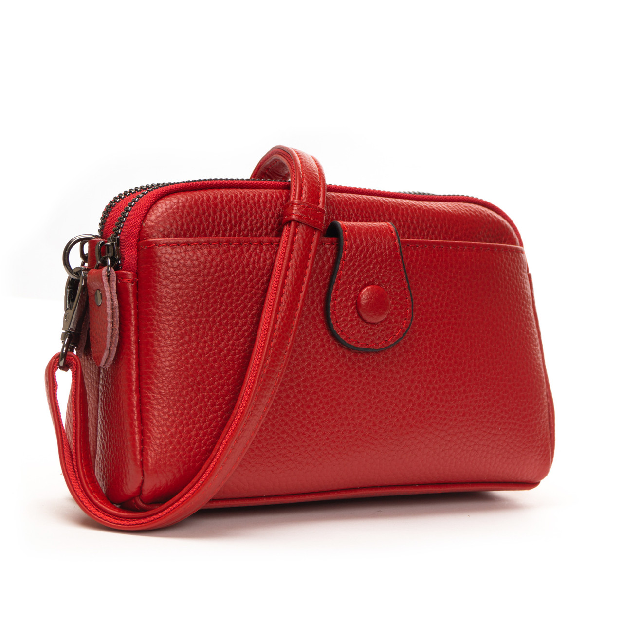 Жіноча шкіряна клатч сумка 88085 red.Купити жіночі сумки гуртом і в роздріб із натуральної шкіри в Україні