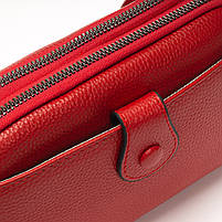 Жіноча шкіряна клатч сумка 88085 red.Купити жіночі сумки гуртом і в роздріб із натуральної шкіри в Україні, фото 5
