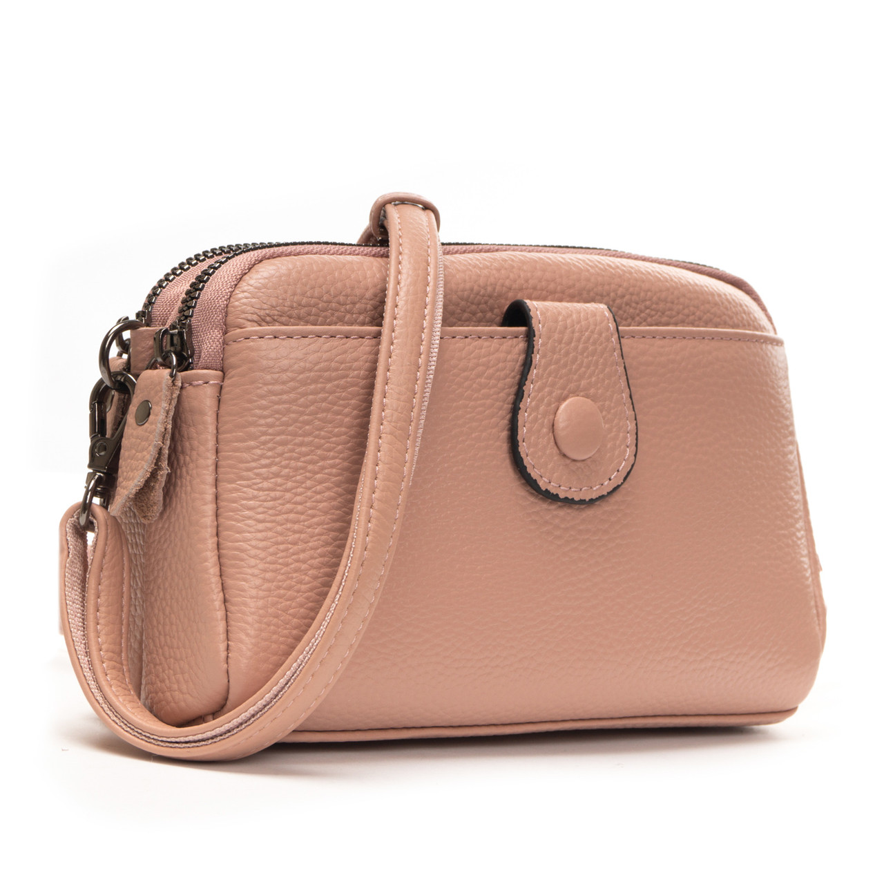 Жіноча шкіряна клатч сумка 88085 pink.Купити жіночі сумки гуртом і в роздріб із натуральної шкіри в Україні