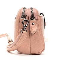 Жіноча шкіряна клатч сумка 88085 pink.Купити жіночі сумки гуртом і в роздріб із натуральної шкіри в Україні, фото 6