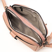 Жіноча шкіряна клатч сумка 88085 pink.Купити жіночі сумки гуртом і в роздріб із натуральної шкіри в Україні, фото 7