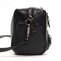 Жіноча шкіряна клатч сумка 60072 black. Купити жіночі сумки гуртом і в роздріб із натуральної шкіри в Україні, фото 6