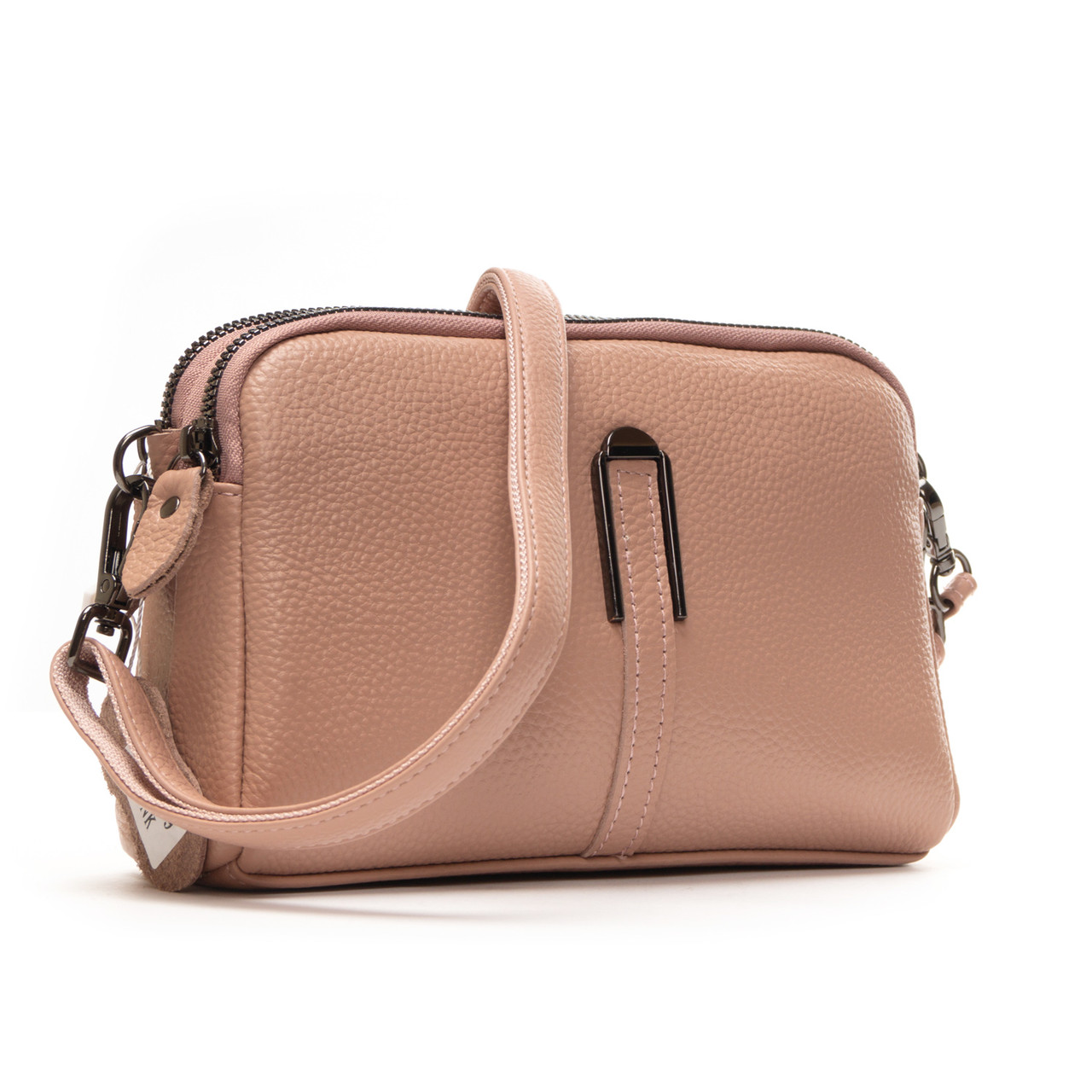 Жіноча шкіряна клатч сумка 99084 pink. Купити жіночі сумки гуртом і в роздріб із натуральної шкіри в Україні