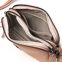 Жіноча шкіряна клатч сумка 99084 pink. Купити жіночі сумки гуртом і в роздріб із натуральної шкіри в Україні, фото 7