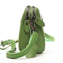 Жіноча шкіряна клатч сумка 99084 green. Купити жіночі сумки гуртом і в роздріб із натуральної шкіри в Україні, фото 6