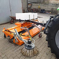 Щітка дорожня на трактор МТЗ з бункером